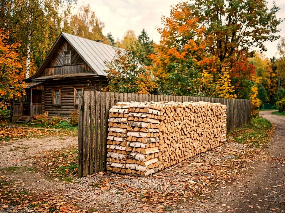 Круговая поленница holzhausen, Столбовая, проезд Набережная, 30